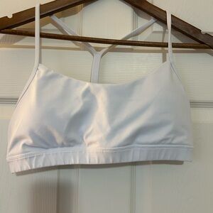 White Lululemon sports bra